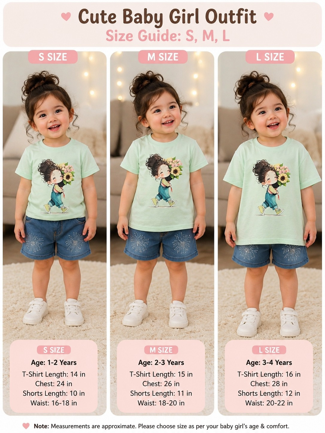 Imported Baby Girl Short and Shirt