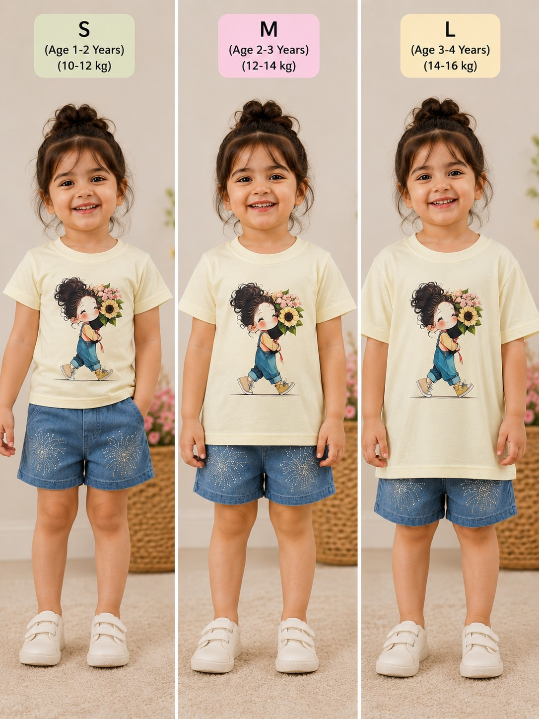 Imported Baby Girl Short and Shirt - Image 3