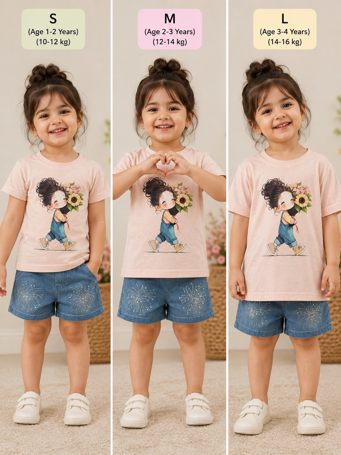 Imported Baby Girl Short and Shirt - Image 2